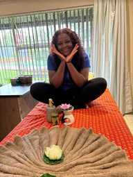 Massage Therapy Blue M